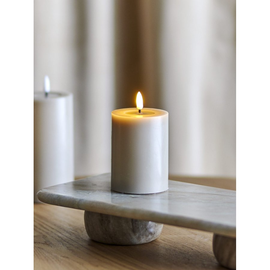 Bloomingville Ponza Bloklys LED �7,5/H10 cm, Natur