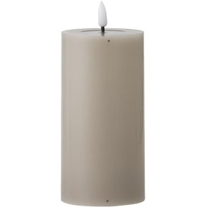 Bloomingville Ponza Bloklys LED �7,5/H15 cm, Natur