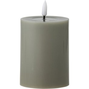 Bloomingville Ponza Bloklys LED �7,5/H10 cm, Gr�n