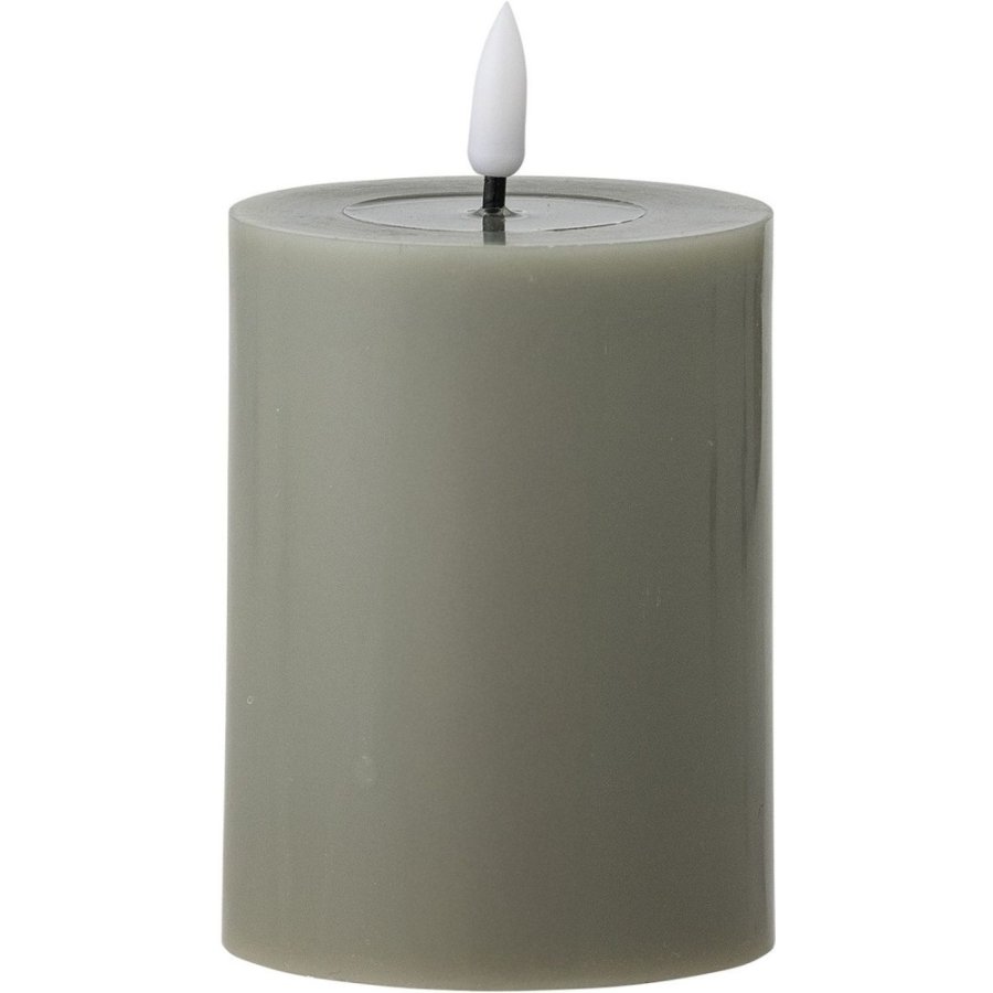 Bloomingville Ponza Bloklys LED �7,5/H10 cm, Gr�n