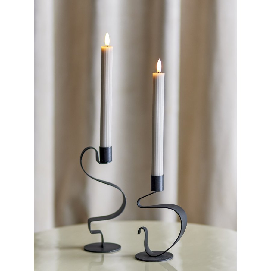 Bloomingville Ponza Kronelys LED 2 stk. �2,2/24,5, Natur