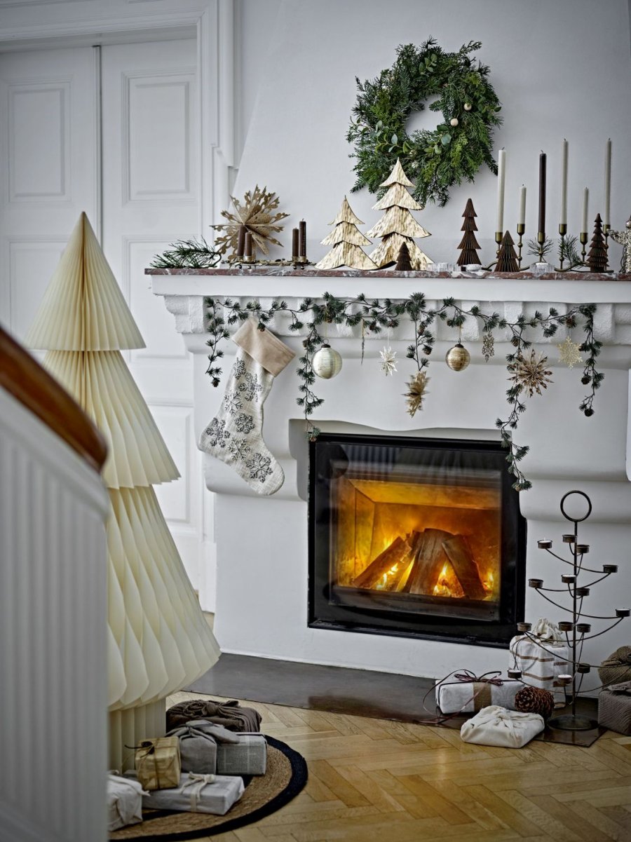 Bloomingville Alani Fyrfadsstage H70 cm, Guld