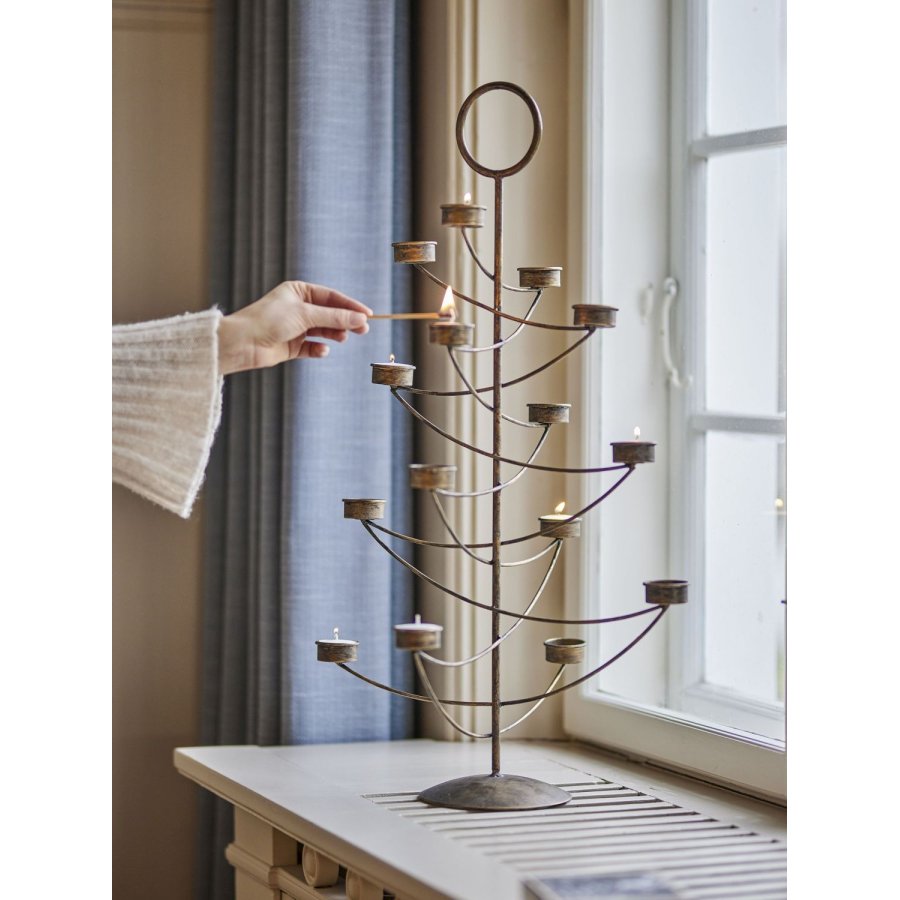 Bloomingville Alani Fyrfadsstage H70 cm, Guld