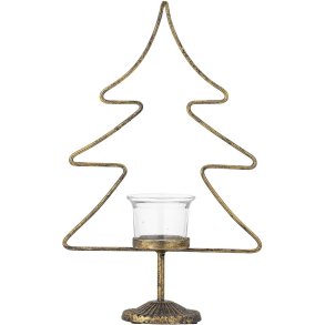 Bloomingville Miki Fyrfadsstage H28,5 cm, Guld