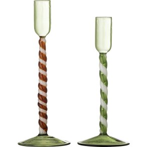 Bloomingville Swirlie Lysestage 2 stk, Gr�n
