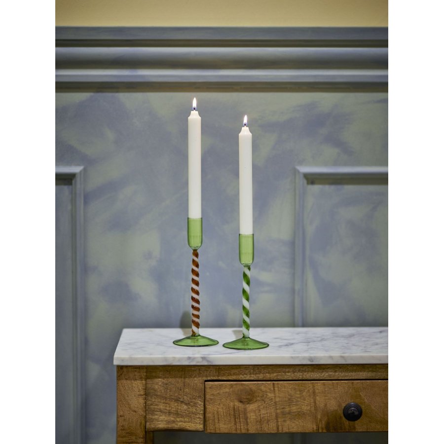 Bloomingville Swirlie Lysestage 2 stk, Gr�n