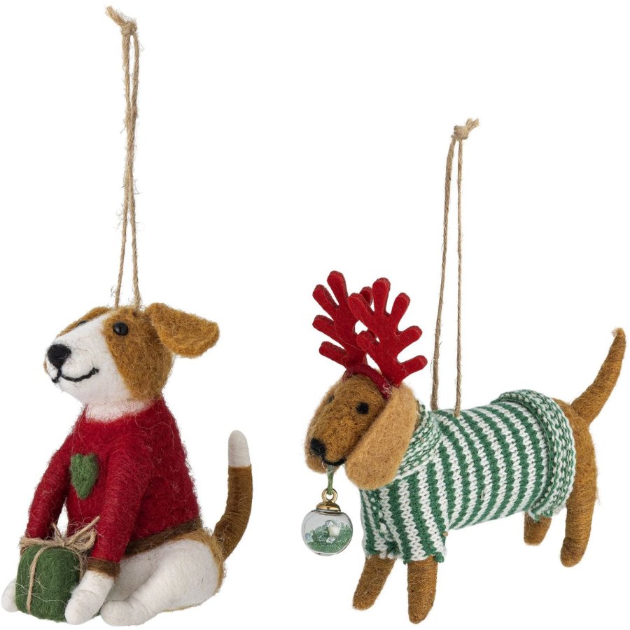 Bloomingville Monty Ornament 2 stk, Multi