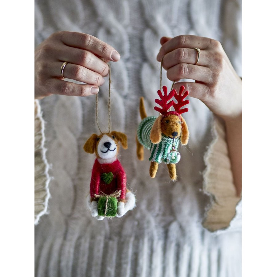 Bloomingville Monty Ornament 2 stk, Multi