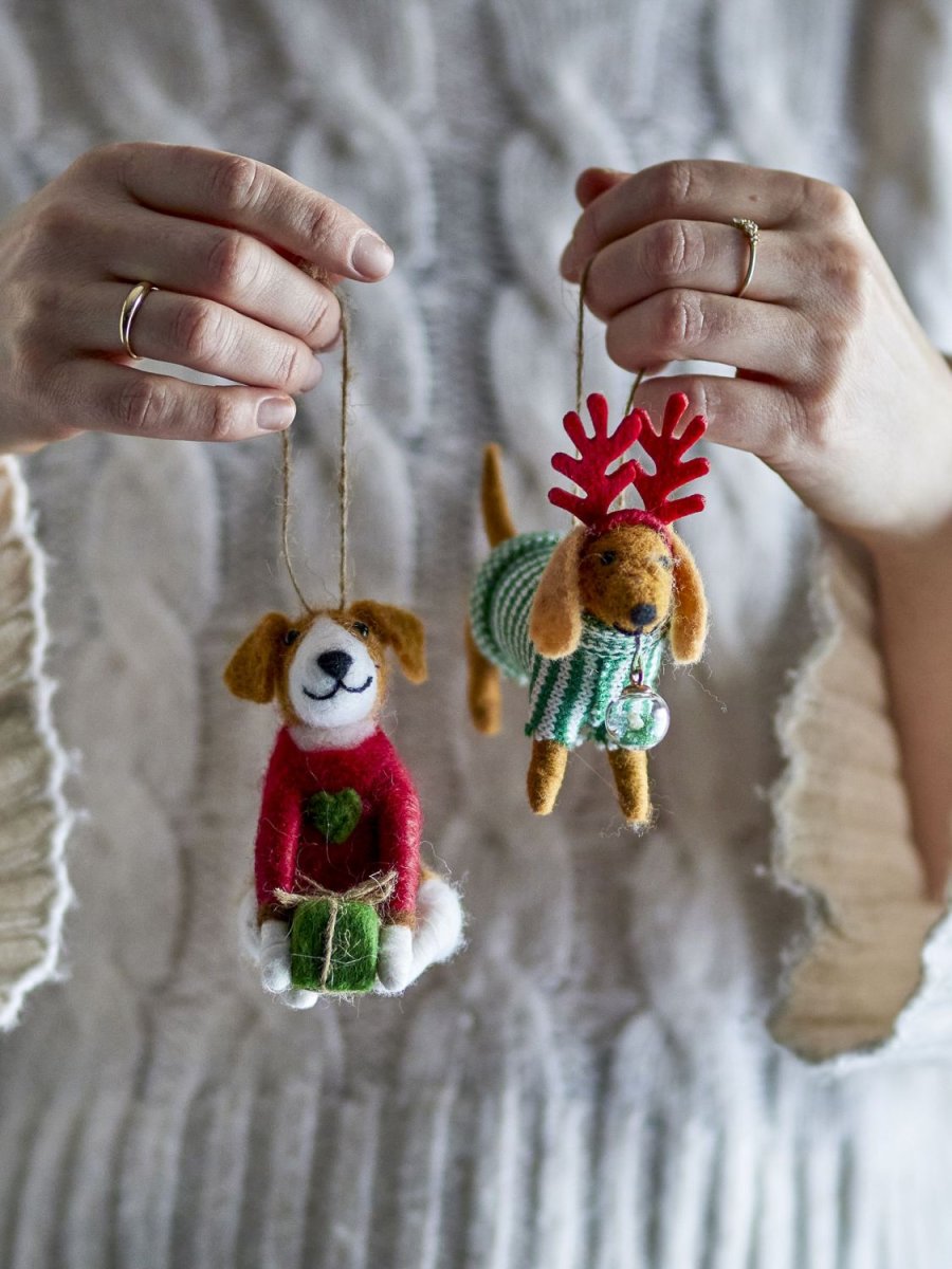 Bloomingville Monty Ornament 2 stk, Multi