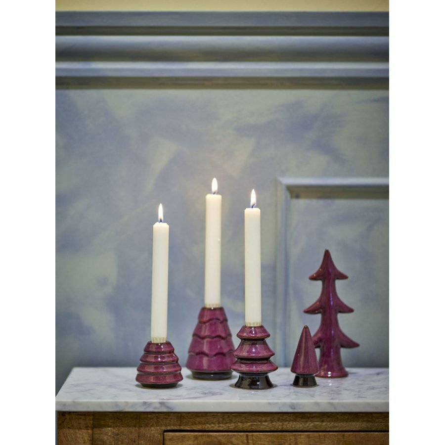 Bloomingville Woods Lysestage 5 stk, R�d