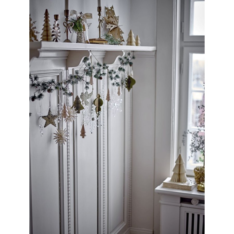 Bloomingville Jivani Ornament 6 stk. H8,5 cm, Gummitr�