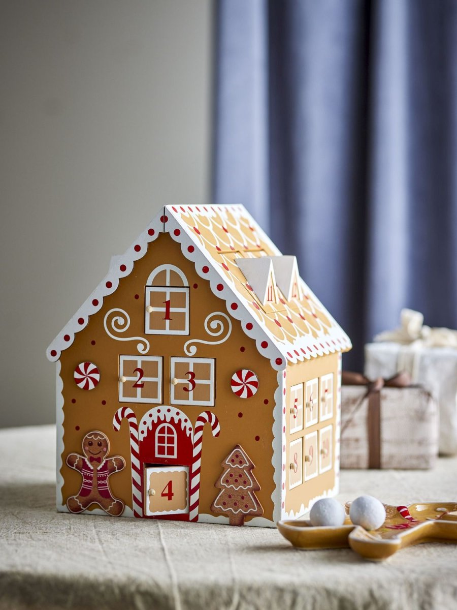 Bloomingville Ginnie Julekalender H27,5 cm, Brun