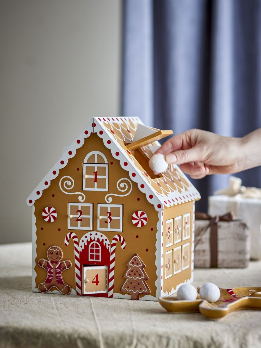 Bloomingville Ginnie Julekalender H27,5 cm, Brun