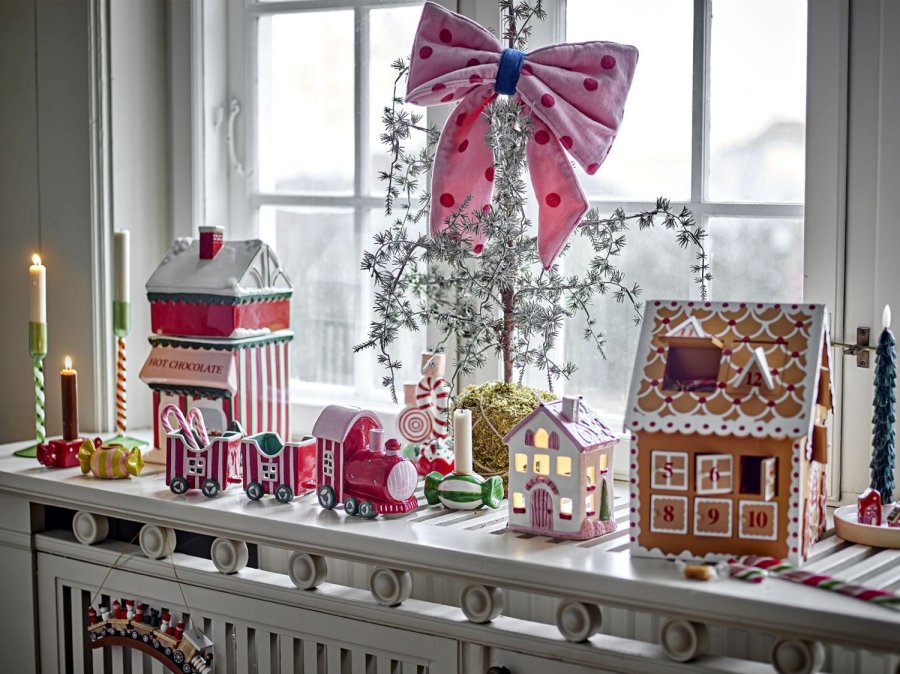 Bloomingville Bertie Ornament 22 cm, R�d