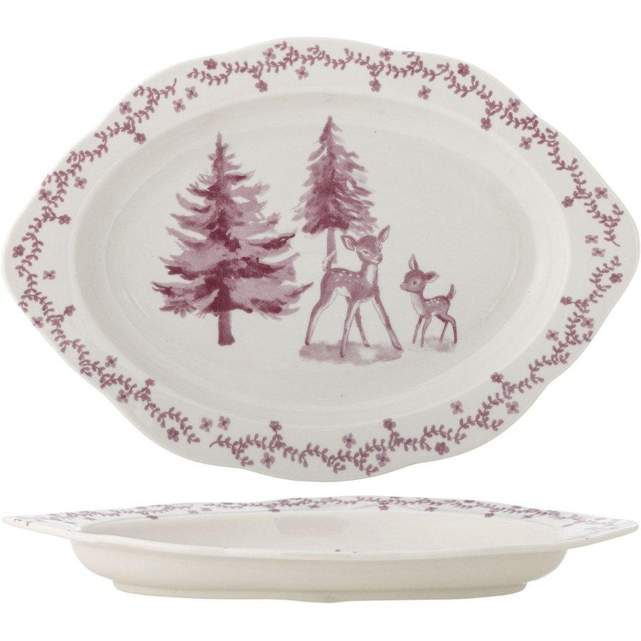 Bloomingville Wonderland Serveringsfad 31 cm, Rose