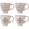 Bloomingville Wonderland Krus m. Hank 4 stk. 52,5 cl, Rose