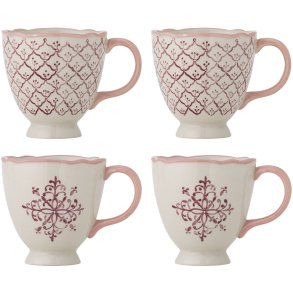 Bloomingville Wonderland Krus m. Hank 4 stk. 52,5 cl, Rose