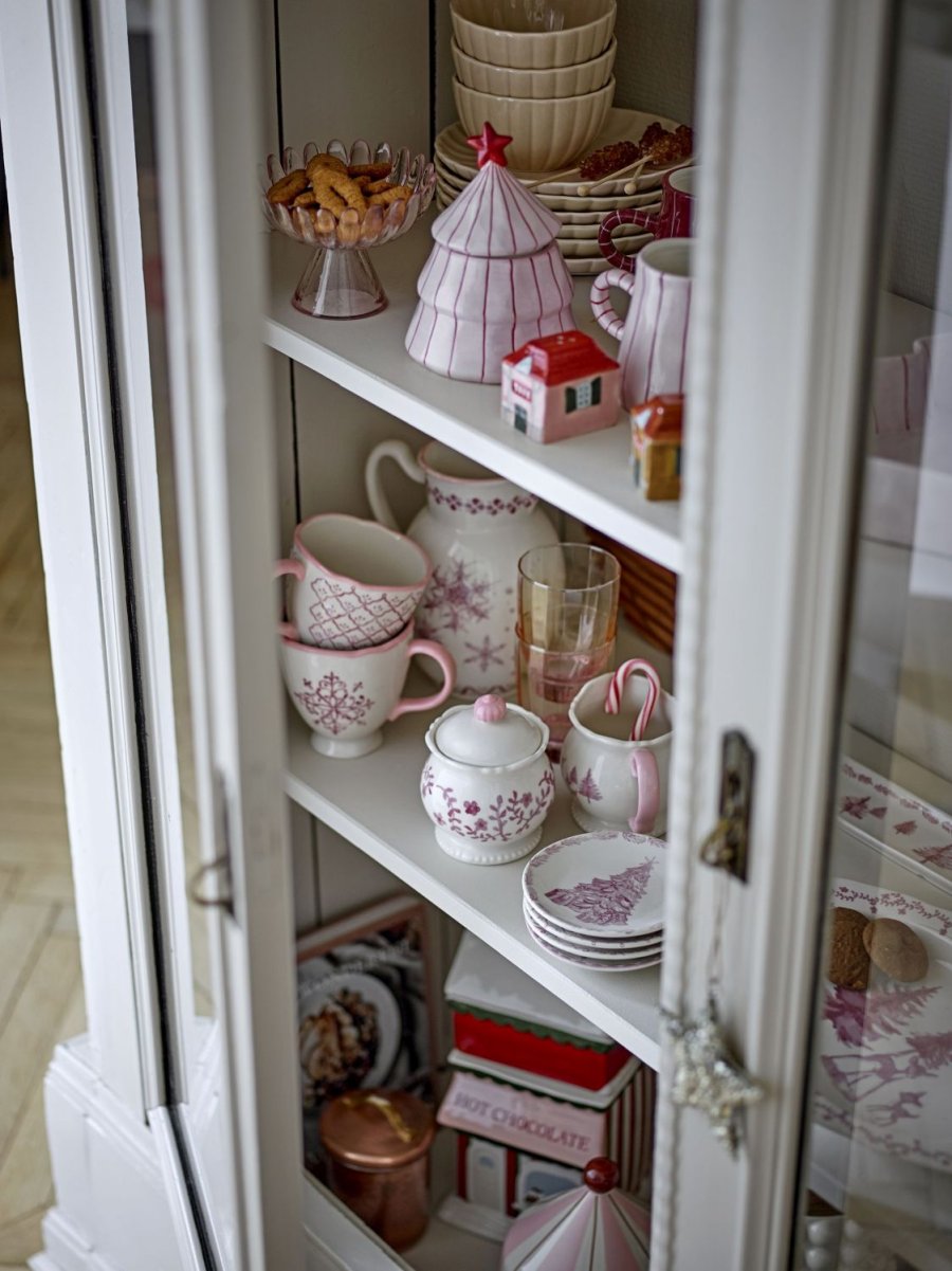 Bloomingville Wonderland Fl�dekande & Sukkersk�l 2 Dele, Rose