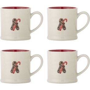 Bloomingville Kenai Kop m. Hank 4 stk. 30 cl, R�d