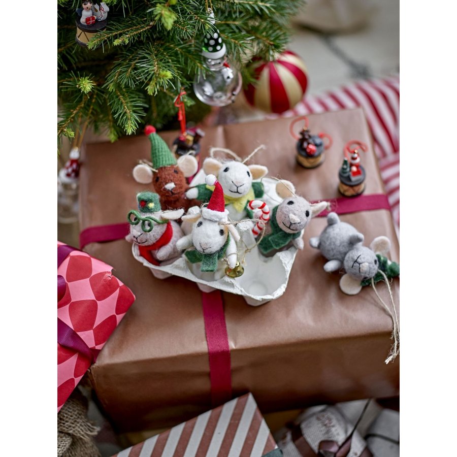 Bloomingville Peo Ornament 6 stk. H13 cm, Gr�n