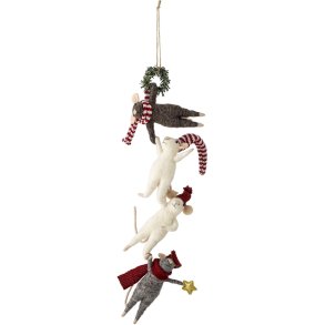 Bloomingville Peo Ornament 40 cm, Hvid