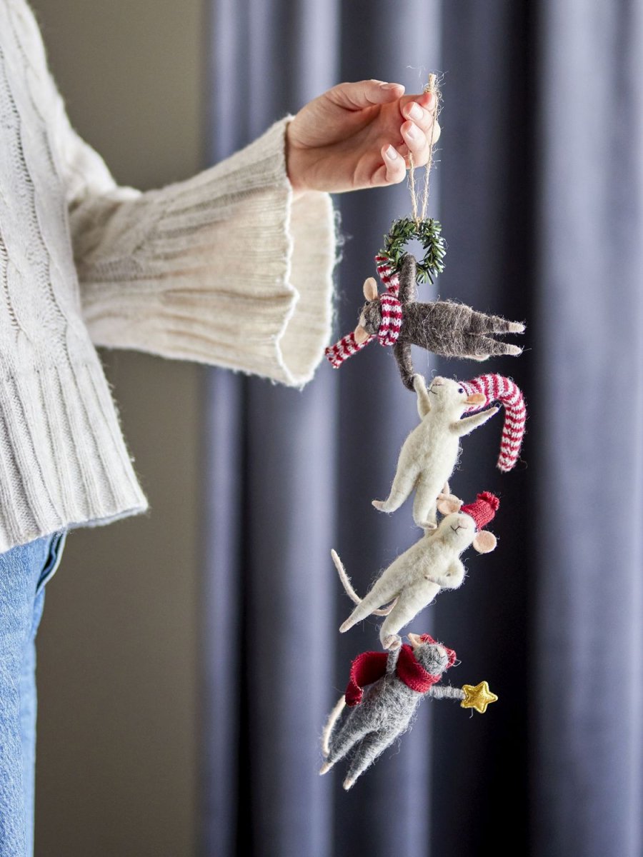 Bloomingville Peo Ornament 40 cm, Hvid