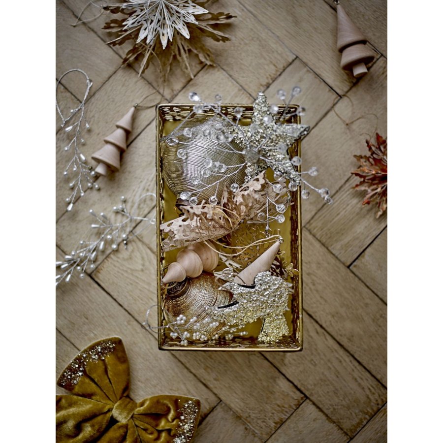 Bloomingville Sarika Ornament Stjerne 15 cm, Guld