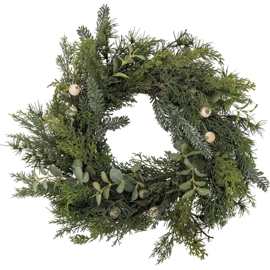 Bloomingville Pine Kunstig Krans �65 cm, Gr�n