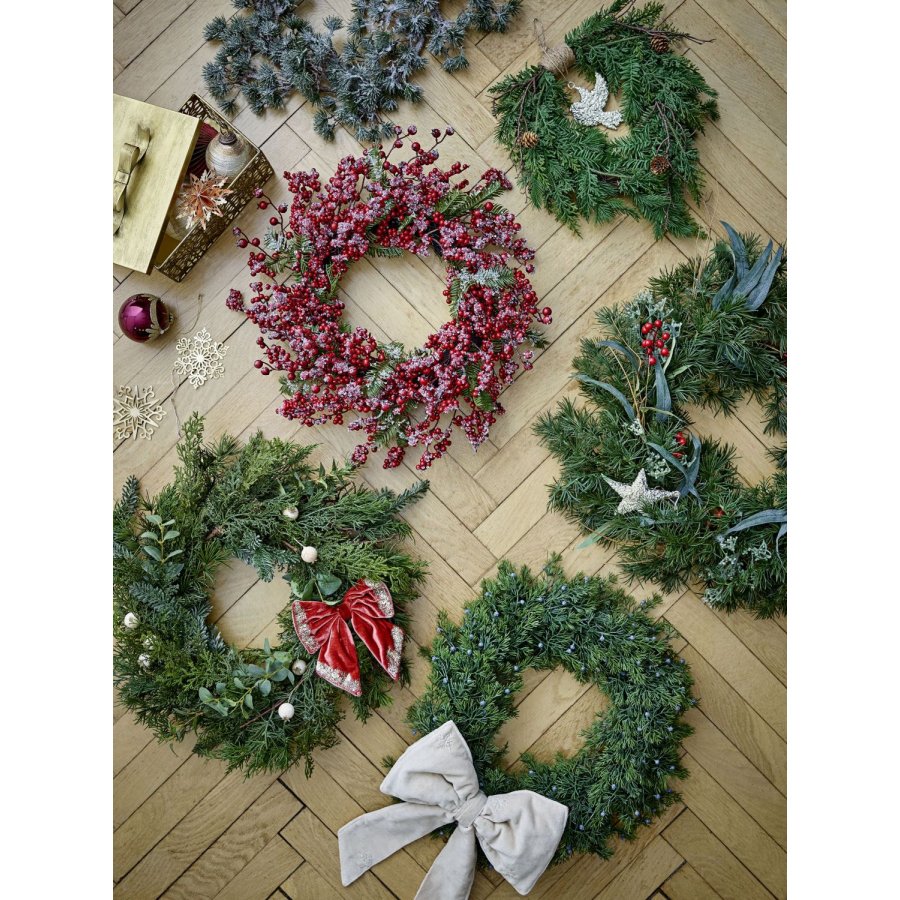 Bloomingville Juniper Kunstig Krans �55 cm, Gr�n
