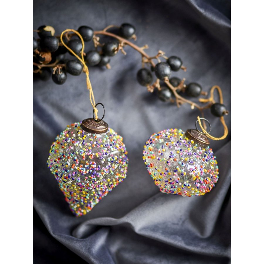 Bloomingville Chanda Ornament 2 stk, Multi