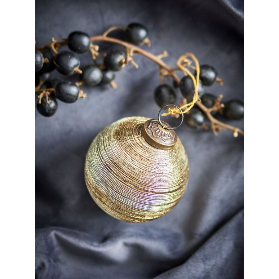Bloomingville Nitin Ornament �7,5 cm, Guld