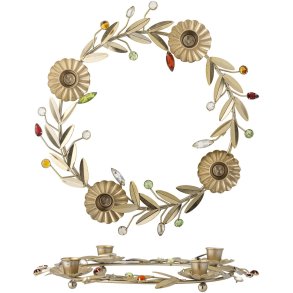 Bloomingville Shankar Adventsstage �31 cm, Guld