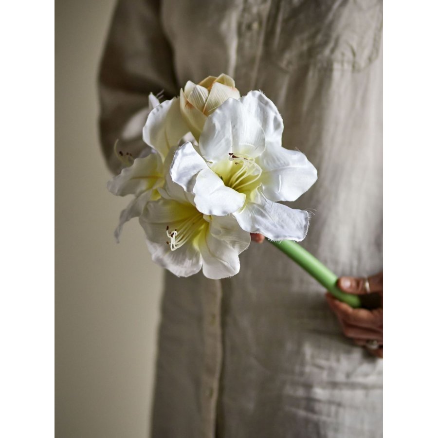 Bloomingville Amaryllis Kunstig Stilk 74 cm, Hvid