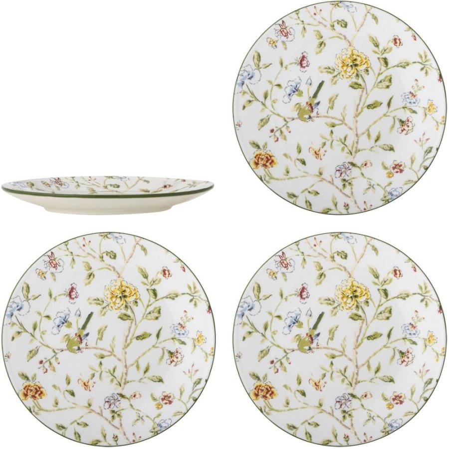 Creative Collection Bloomie Teller 4er Set 20,5 cm, Multi