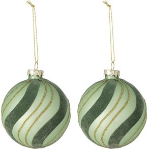 Bloomingville Sunita Ornament 2 stk. �8 cm, Gr�n