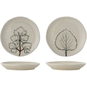 Creative Collection Aubrin Teller 2er Set 10,5 cm, Natur