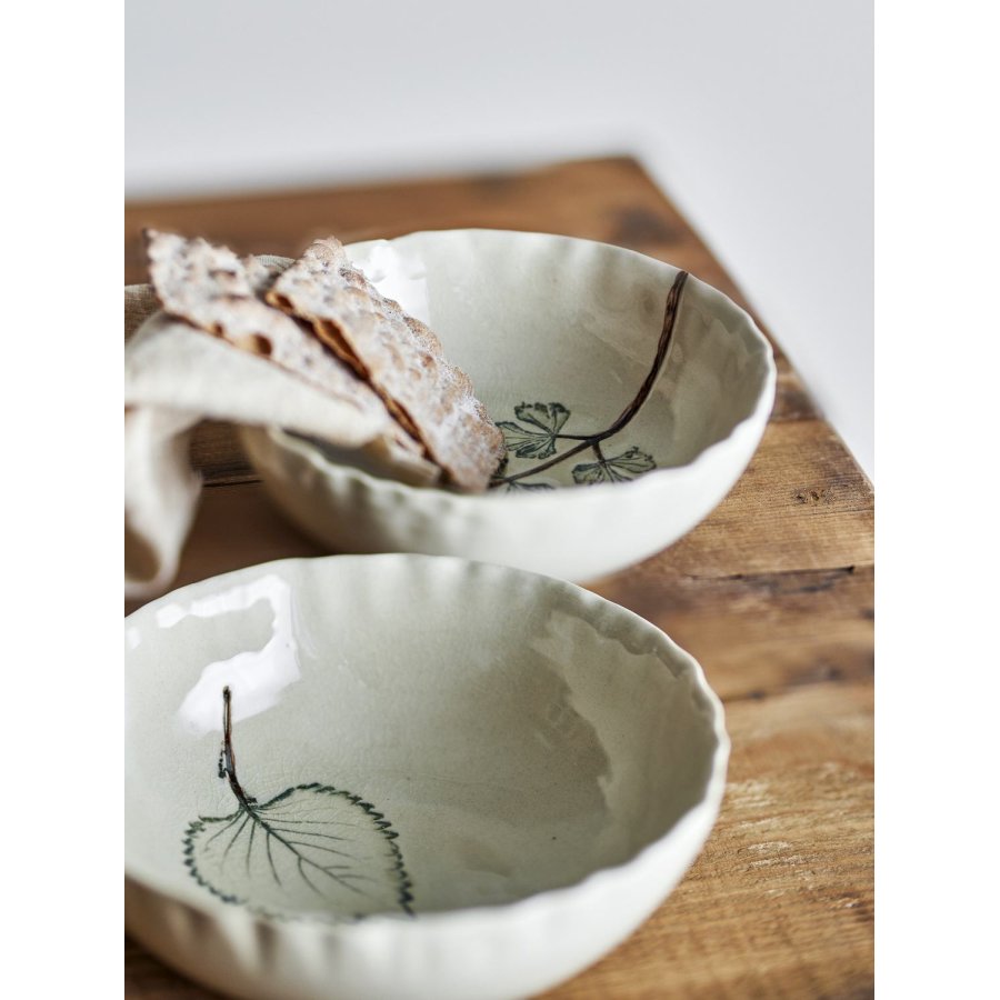 Creative Collection Aubrin Sk�l 2 stk. �15,5 cm, Natur