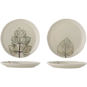 Creative Collection Aubrin Teller 2er Set 21 cm, Natur