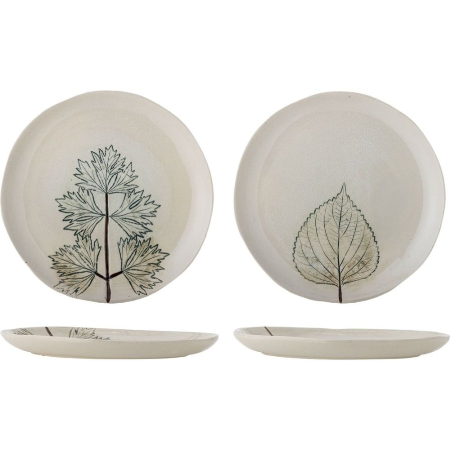 Creative Collection Aubrin Teller 2er Set 27 cm, Natur
