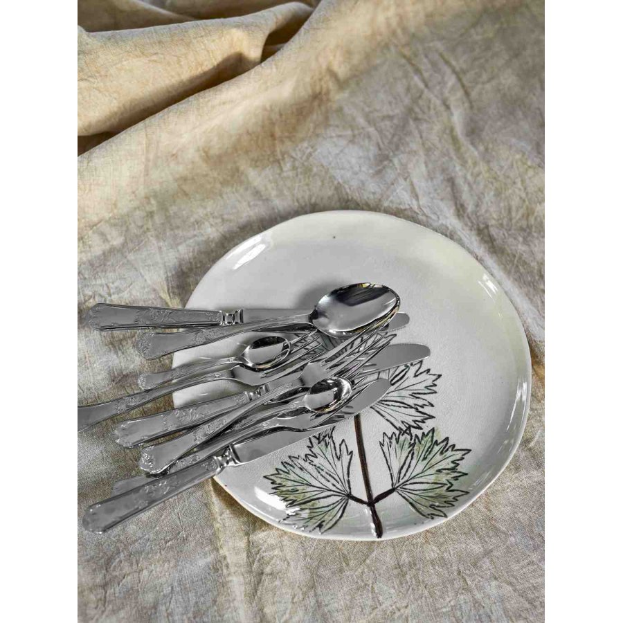 Creative Collection Aubrin Teller 2er Set 27 cm, Natur