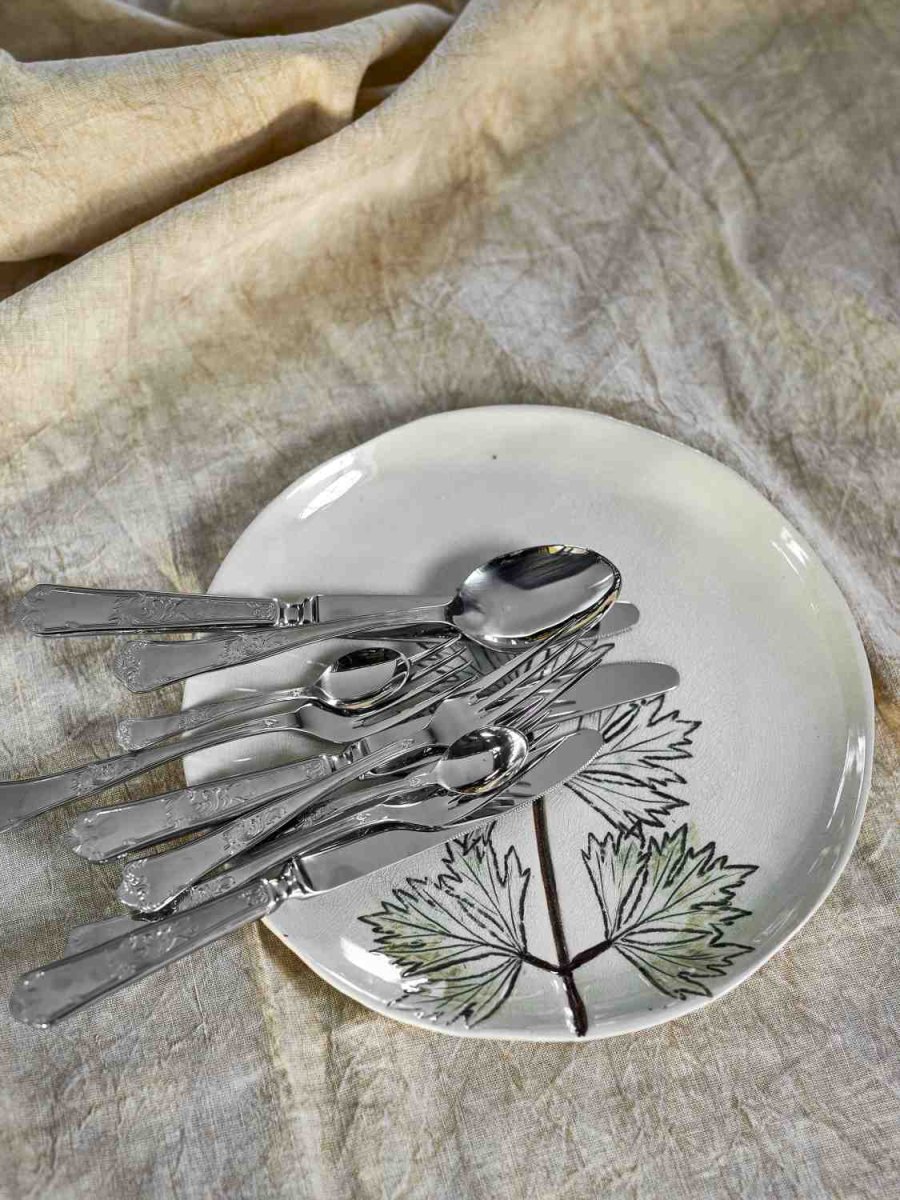 Creative Collection Aubrin Teller 2er Set 27 cm, Natur