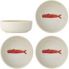 Creative Collection Hadden Sk�l 4 stk. �14,5 cm, R�d