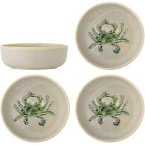 Creative Collection Hadden Sk�l 4 stk. �14,5 cm, Gr�n