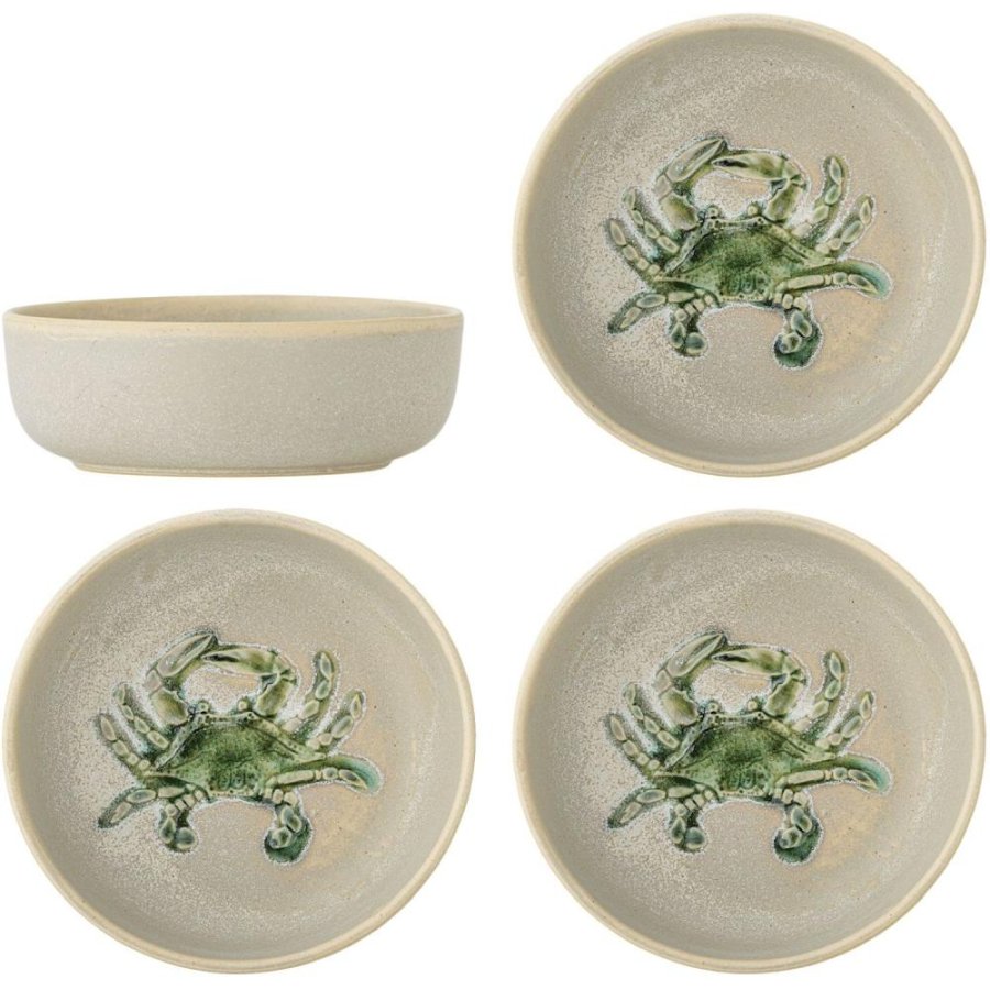 Creative Collection Hadden Sk�l 4 stk. �14,5 cm, Gr�n