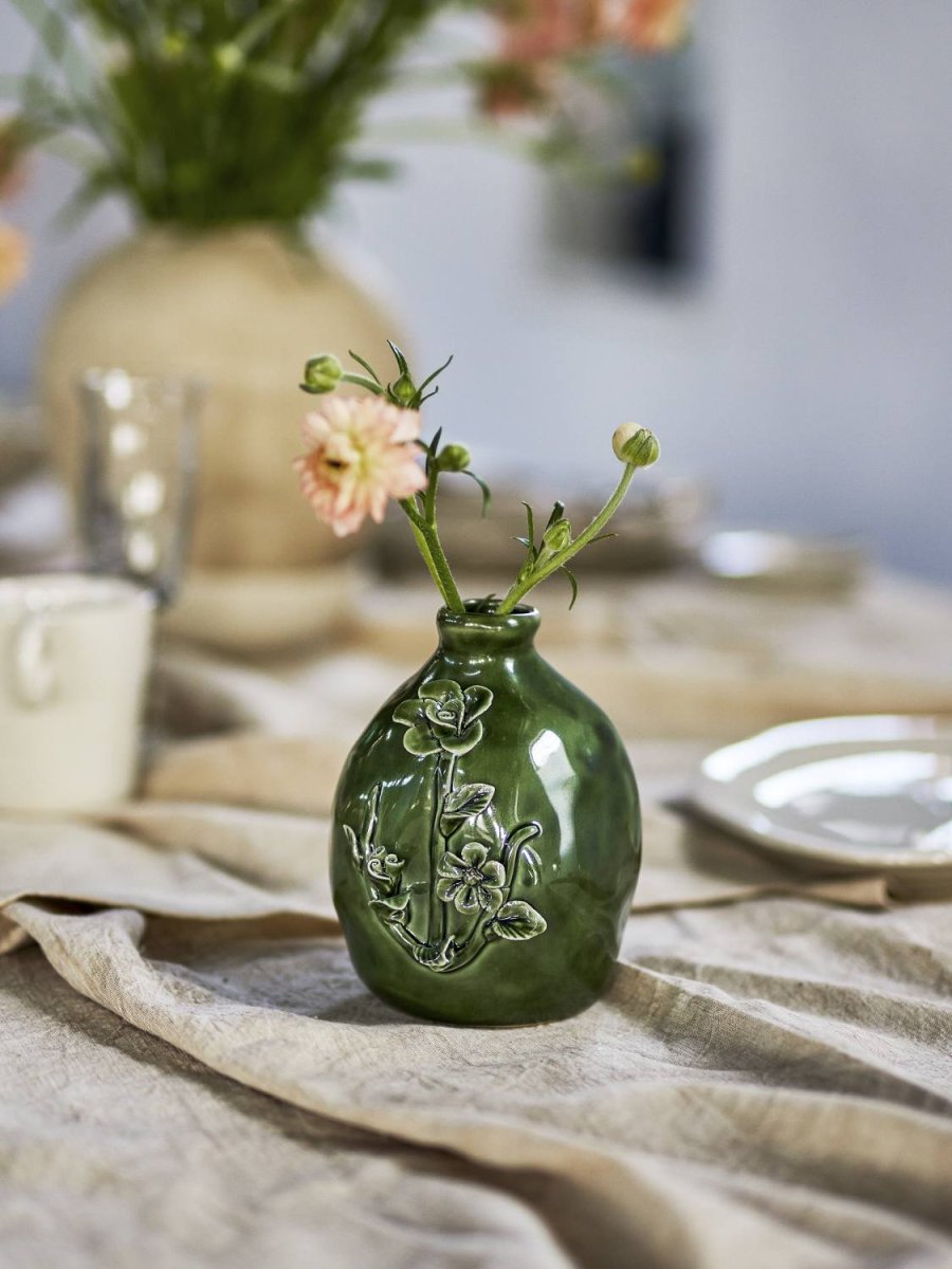 Creative Collection Ramia Vase H13,5 cm, Gr�n
