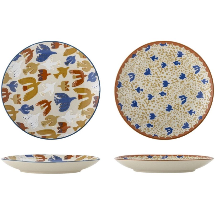 Bloomingville Anniversary Teller 2er Set 20 cm, Multi
