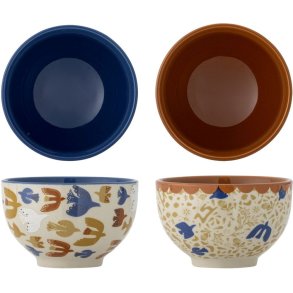 Bloomingville Anniversary Sk�l 2 stk. �10 cm, Multi