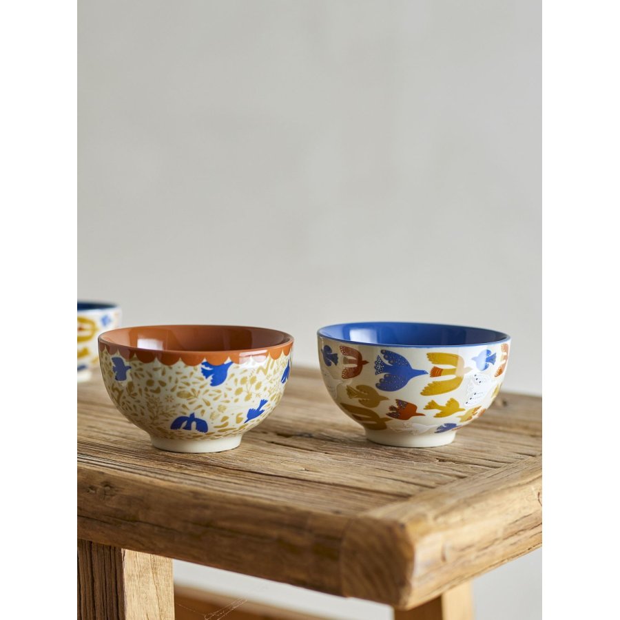 Bloomingville Anniversary Sk�l 2 stk. �13,5 cm, Multi