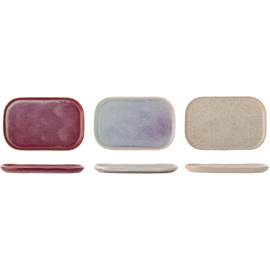 Bloomingville Addison Teller 3er Set 22,5 cm, Rosa