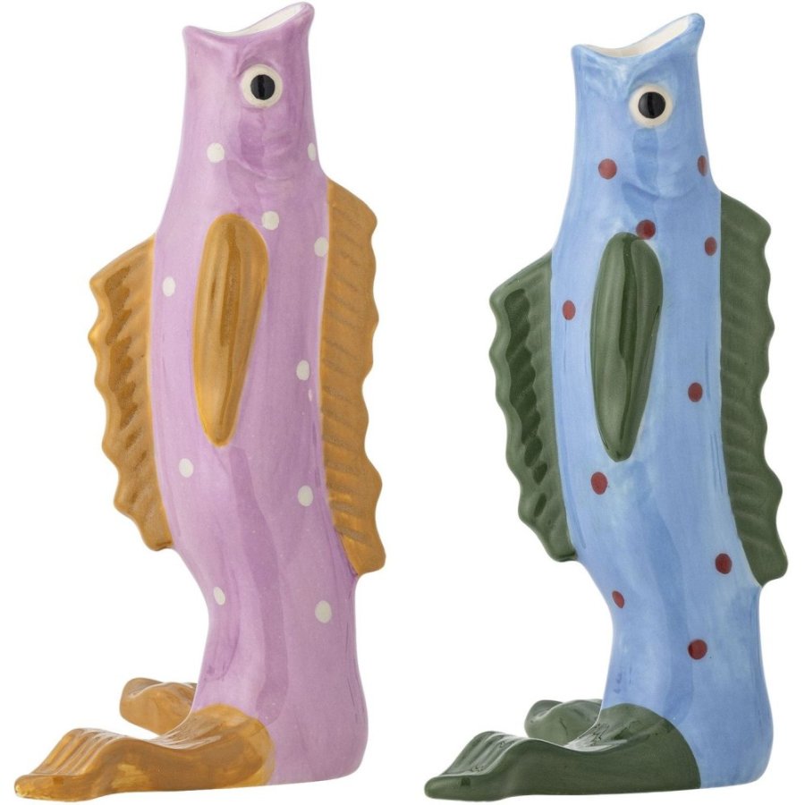 Bloomingville Mako Vase 2 stk. H19 cm, Multi